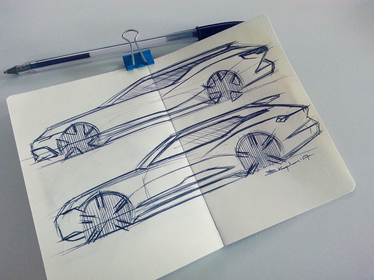 Hand drawn，automobile，Multi graph，