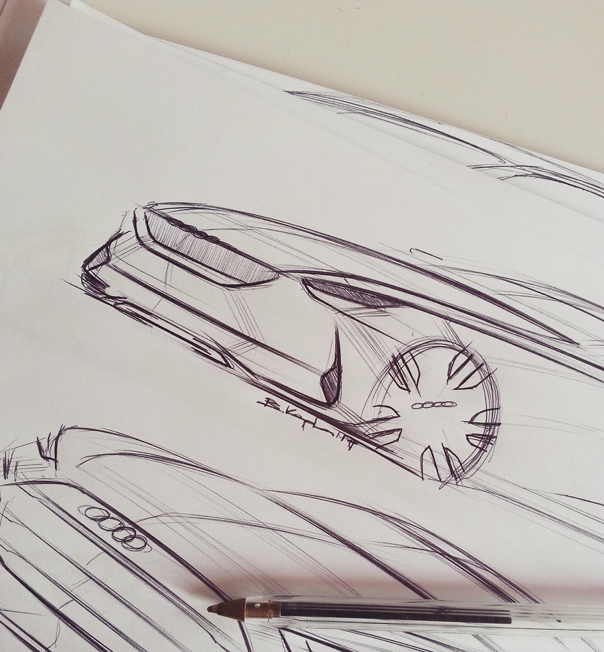 Hand drawn，automobile，Multi graph，