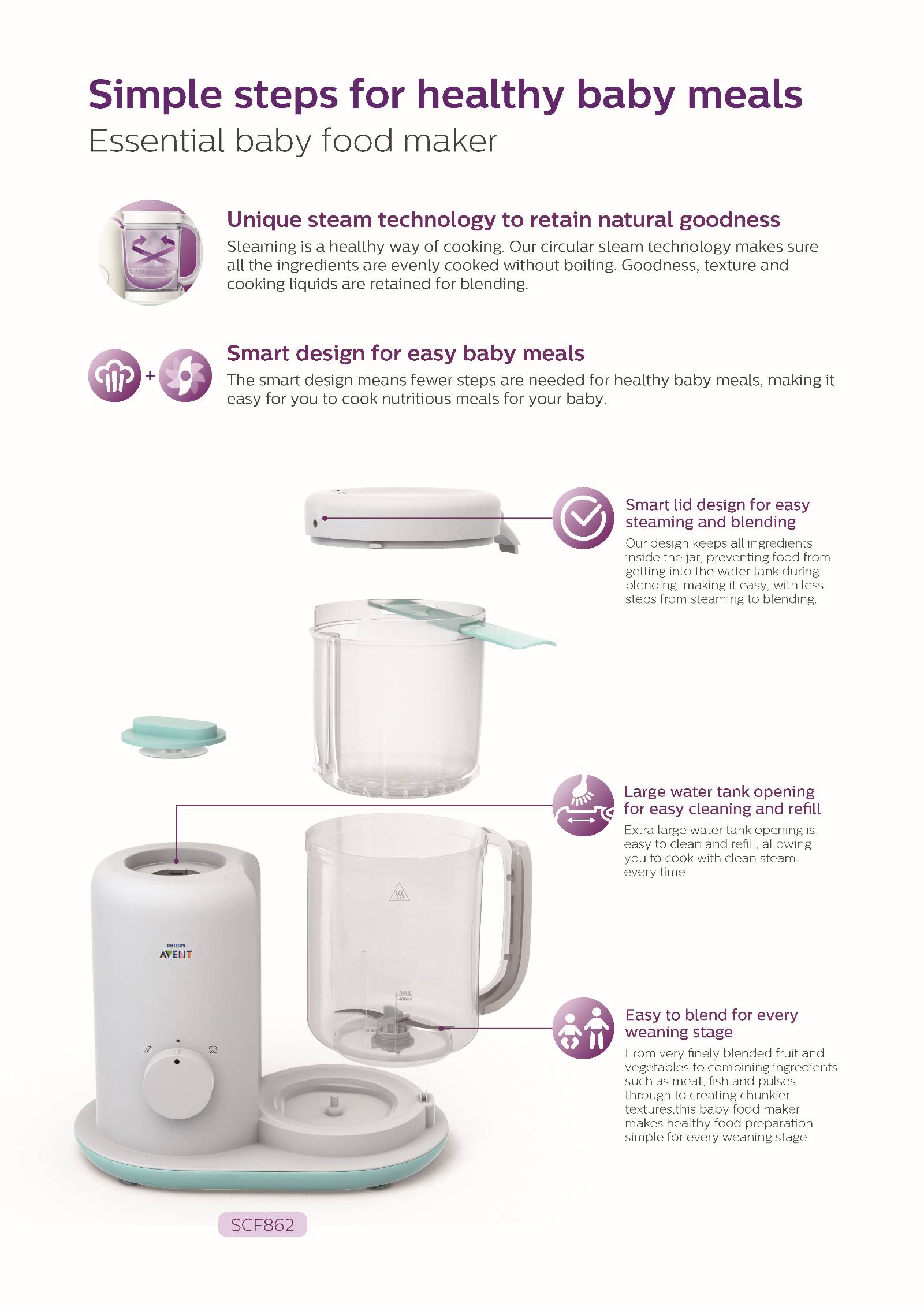 product，Baby food machine，