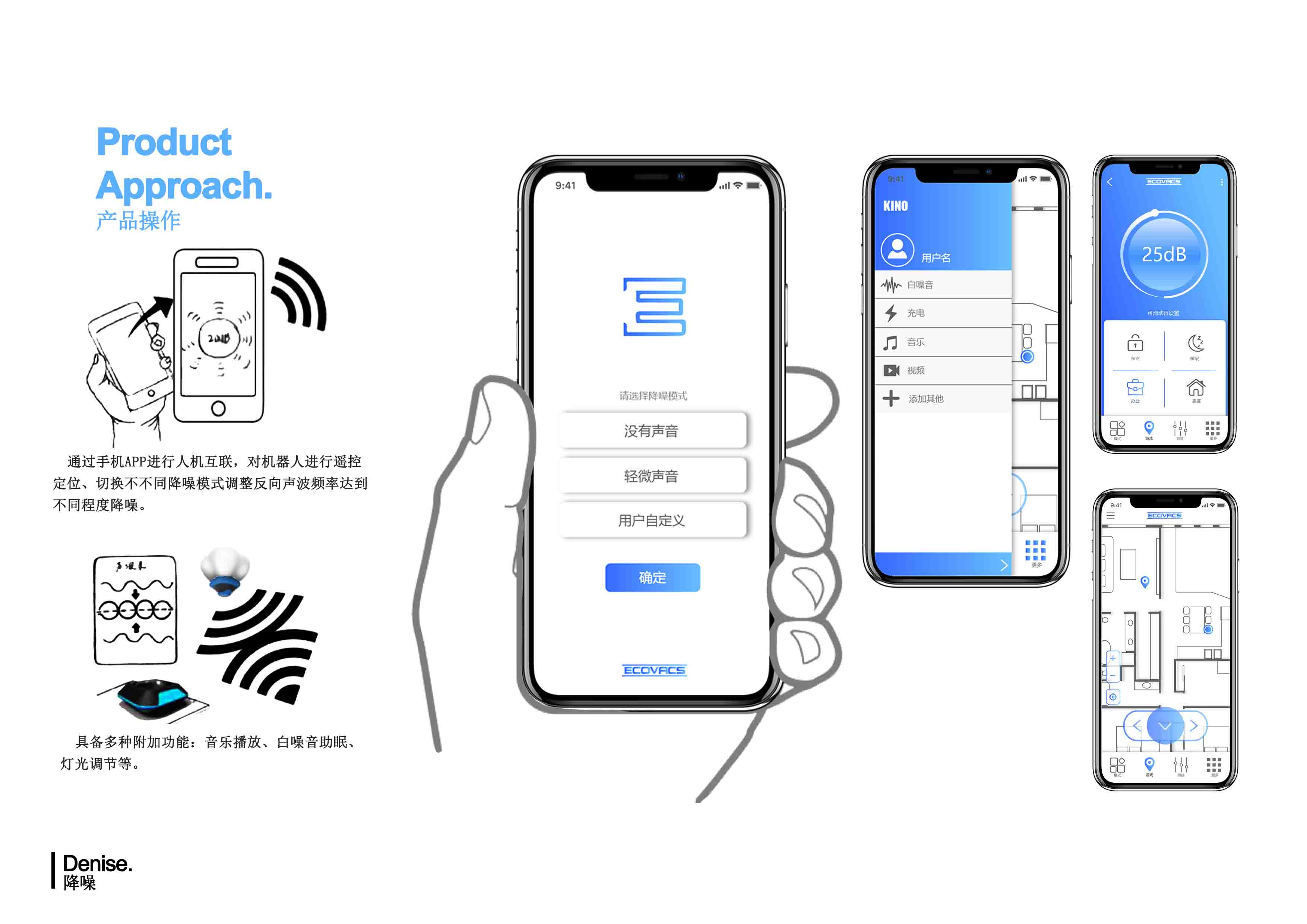 Intelligent noise reduction robot，
