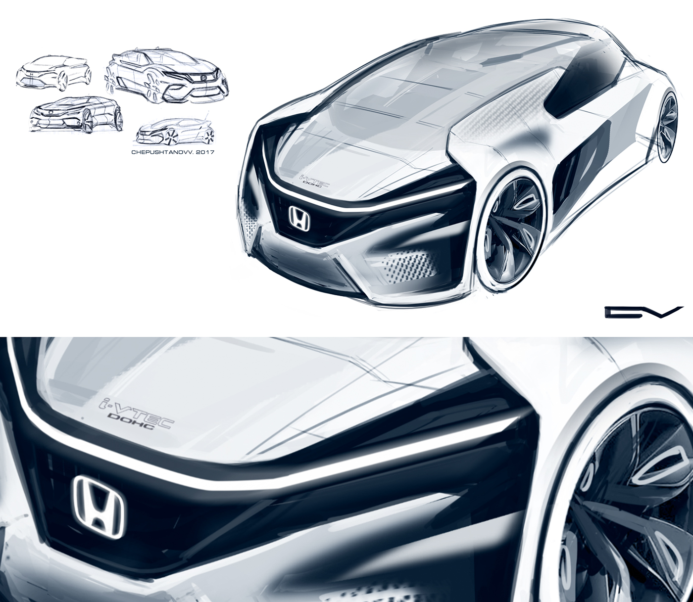 automobile，Hand drawn，aggregate，Multi graph，
