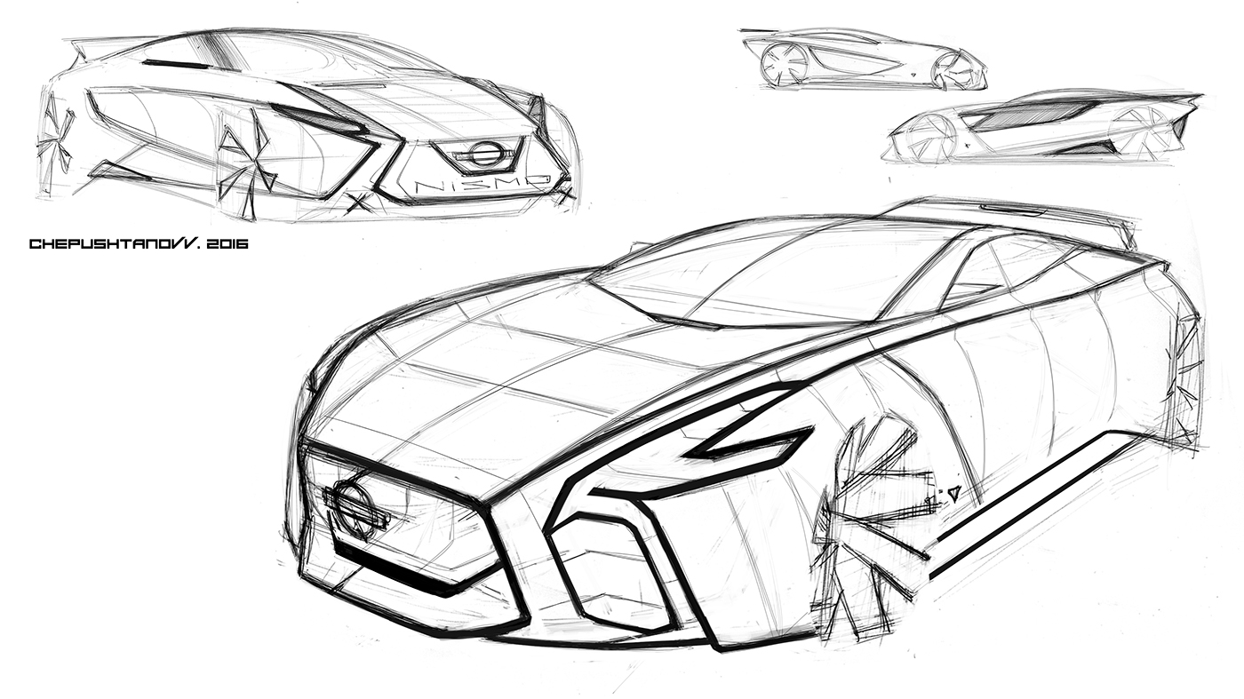 automobile，Hand drawn，aggregate，Multi graph，