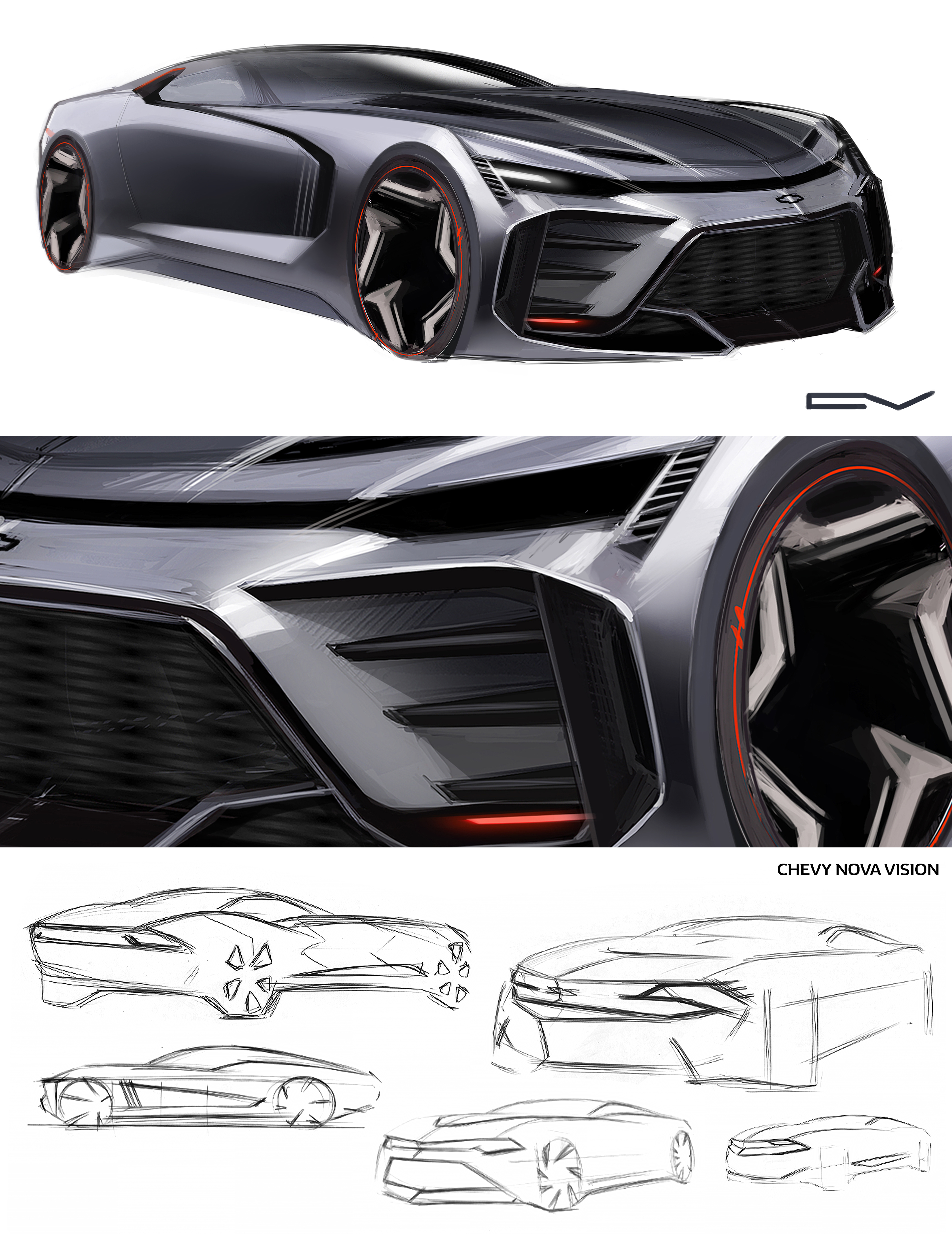 automobile，Hand drawn，aggregate，Multi graph，