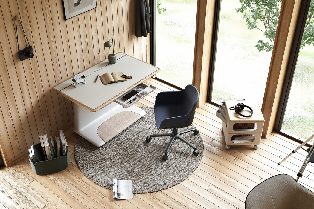 Upon，Three axis adjustment，Electronic desk，