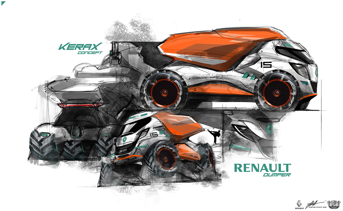 automobile，Hand drawn，aggregate，Multi graph，