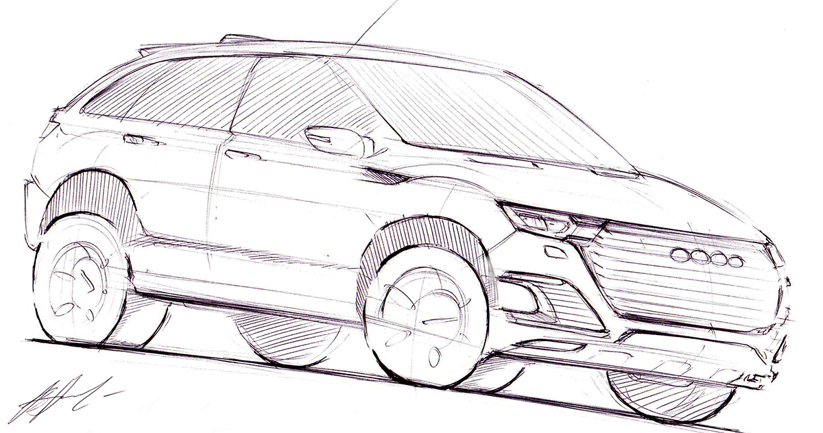 automobile，Hand drawn，aggregate，Multi graph，