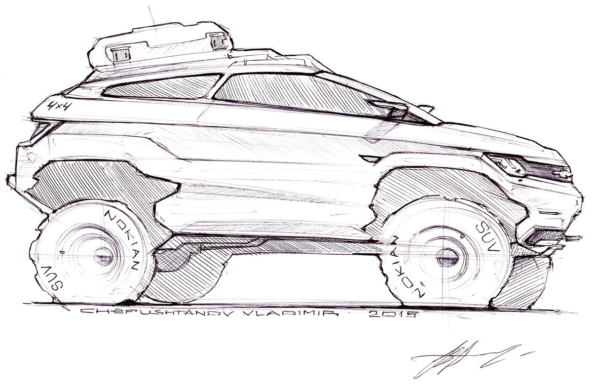 automobile，Hand drawn，aggregate，Multi graph，