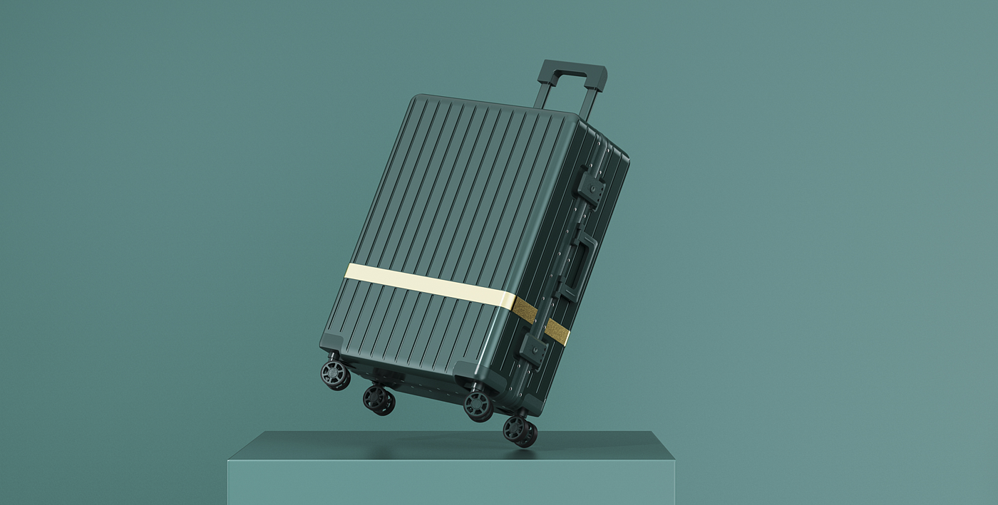 Suitcase design，Modeling design，industrial design，product design，Travel，Creative design，Manufacturing，Net red products，