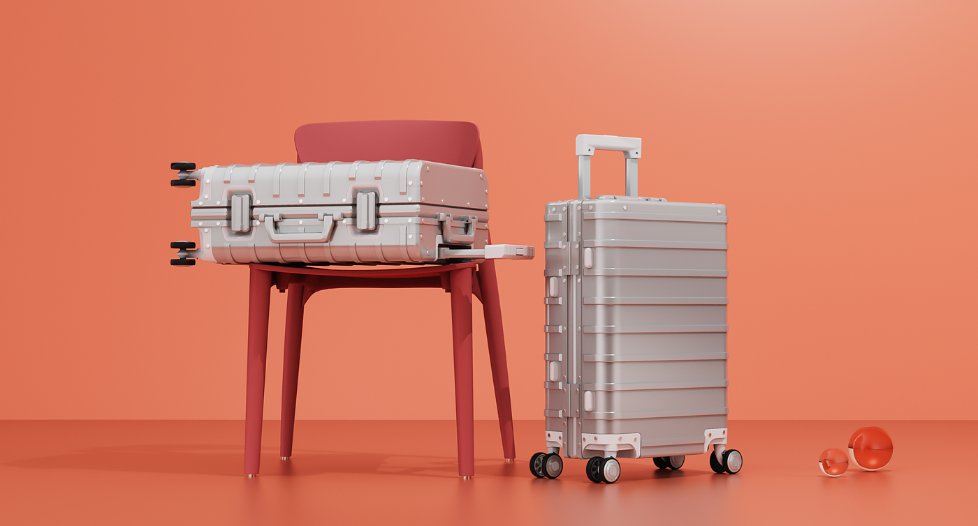 Suitcase design，Modeling design，industrial design，product design，Travel，Creative design，Manufacturing，Net red products，