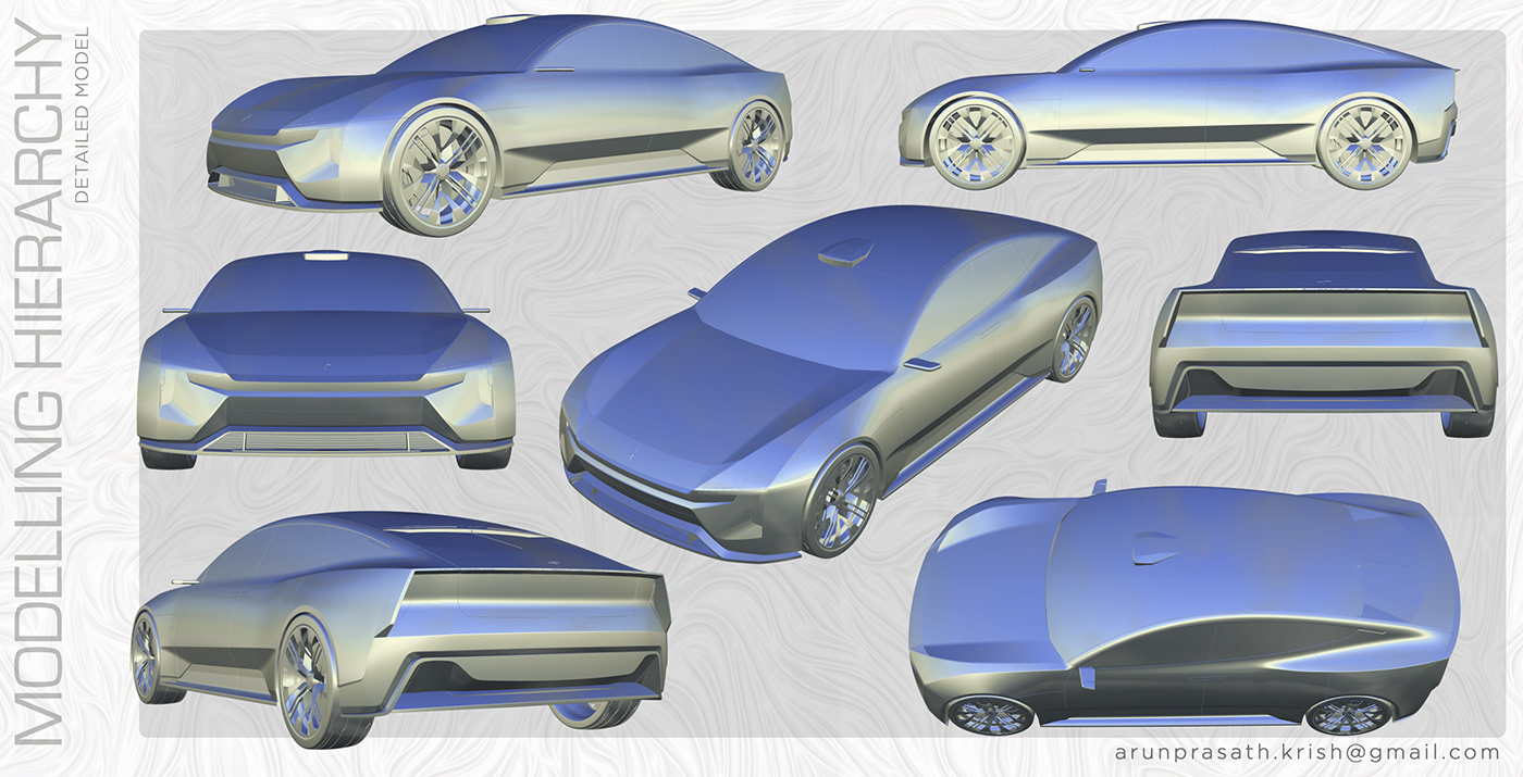 automobile，Design works，sketch，