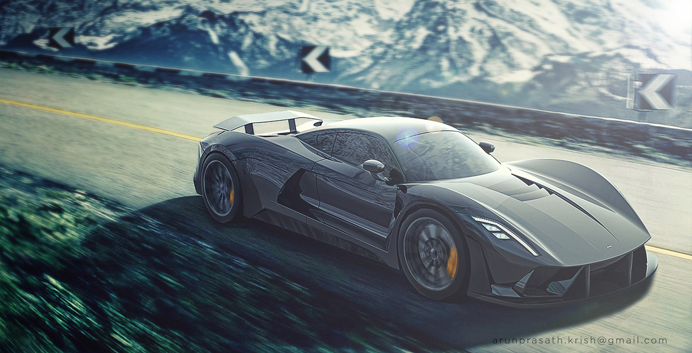 automobile，Design works，sketch，