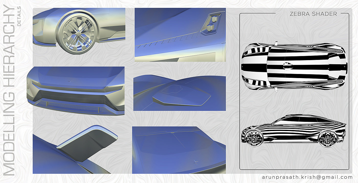 automobile，Design works，sketch，