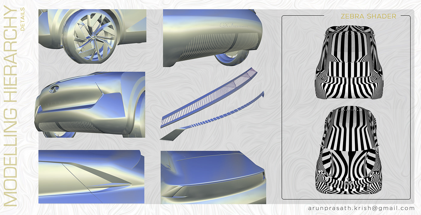 automobile，Design works，sketch，