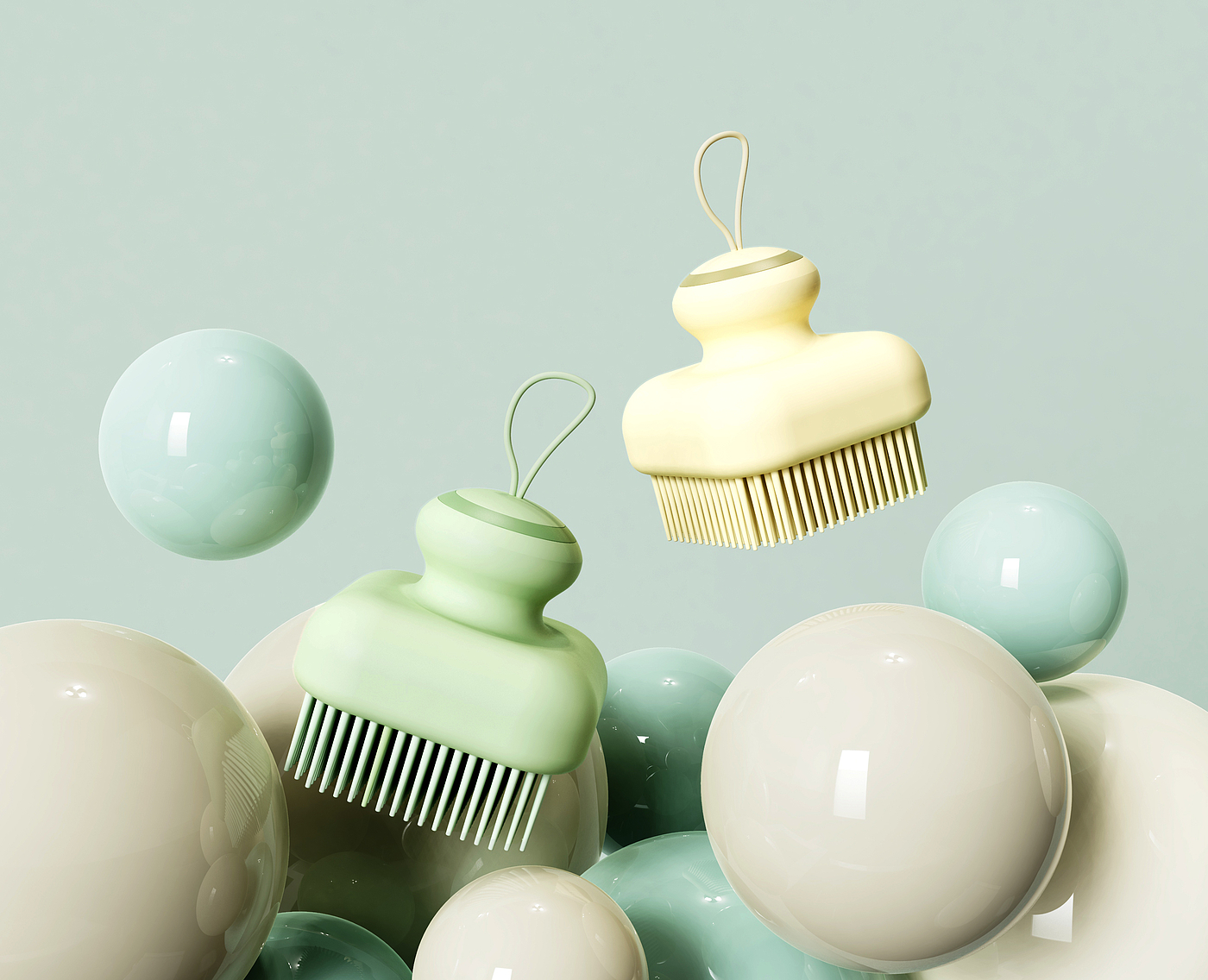 Shampoo brush，Home design，Appearance design，product design，Housewear & Furnishings，Home storage，Daily necessities，ID design，