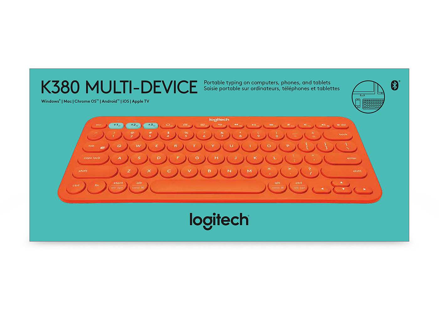 youth，Orange，Rose red，k380，Logitech keyboard，