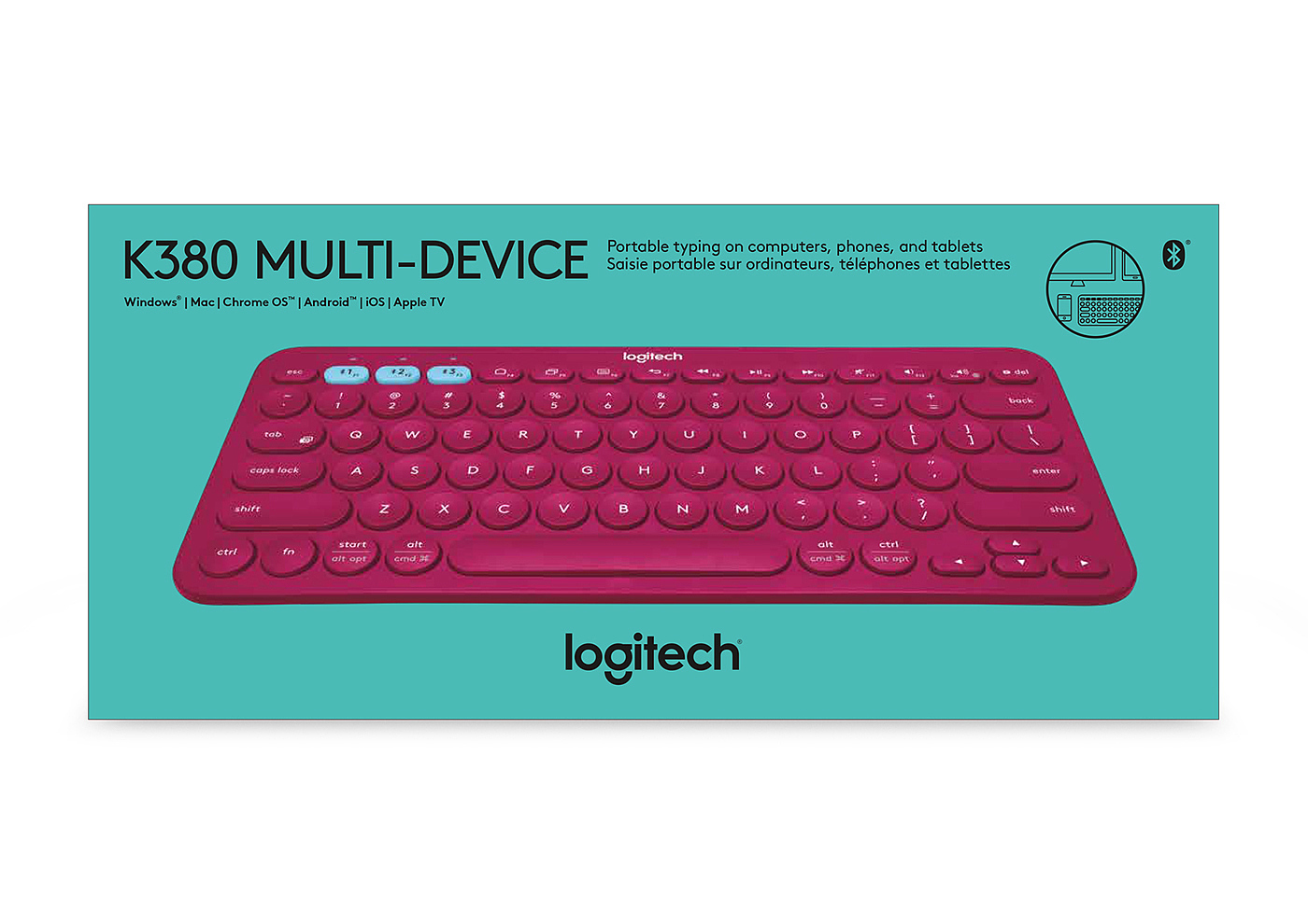 youth，Orange，Rose red，k380，Logitech keyboard，