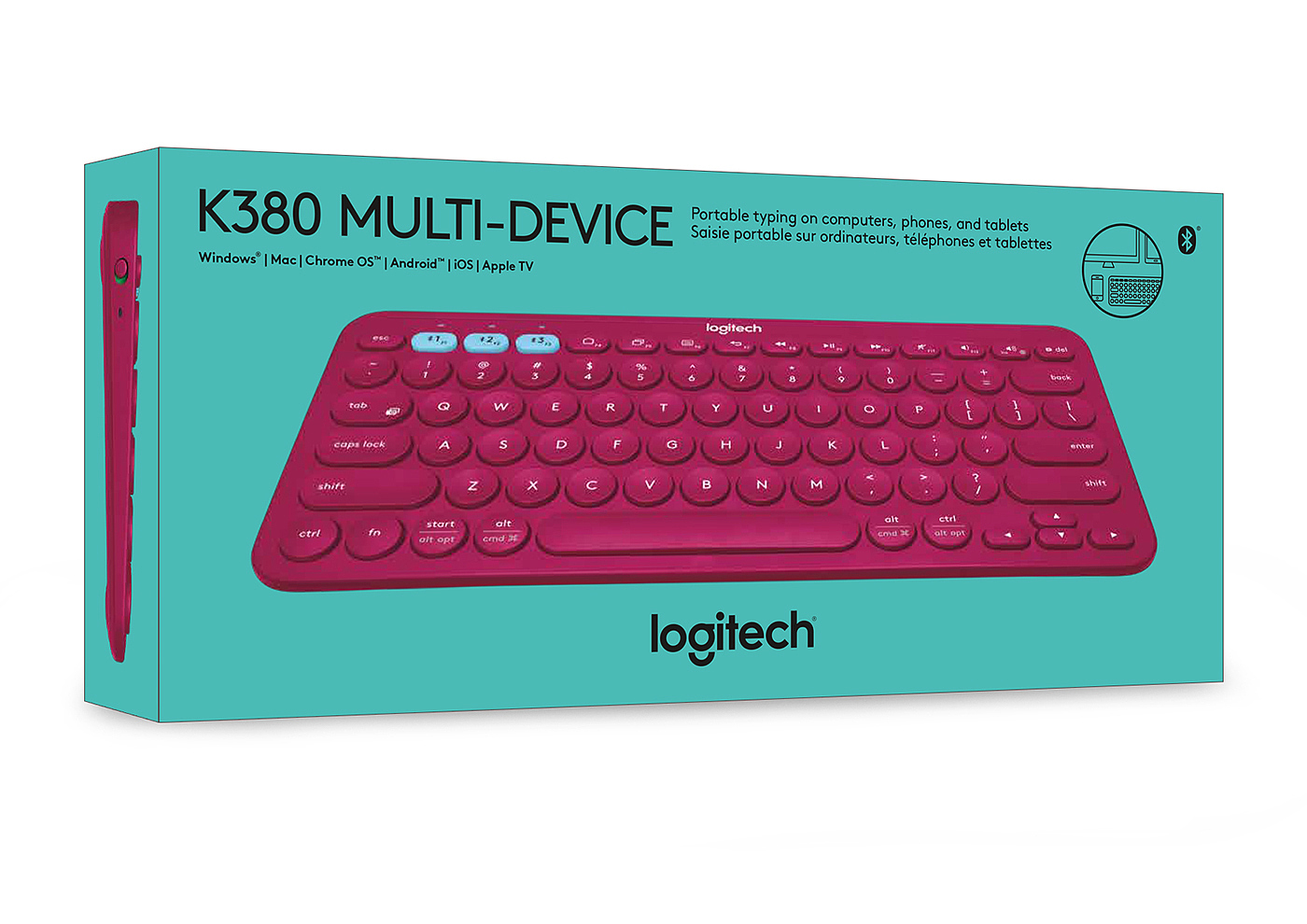 youth，Orange，Rose red，k380，Logitech keyboard，