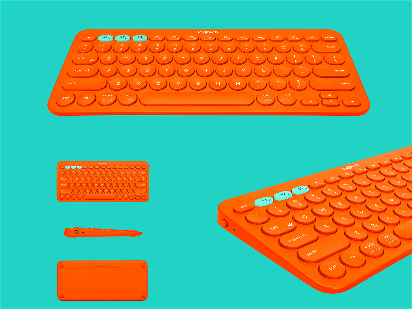 youth，Orange，Rose red，k380，Logitech keyboard，