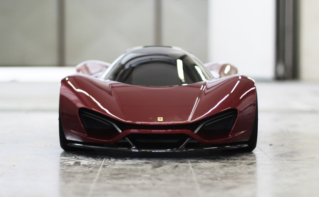 Ferrari，Second place in the design competition，Samir Sadikhov，Xezri super running concept car，