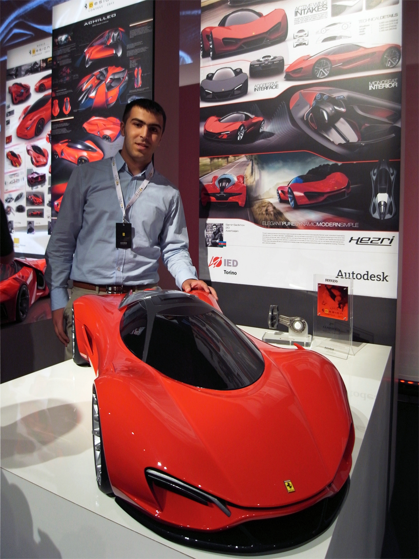 Ferrari，Second place in the design competition，Samir Sadikhov，Xezri super running concept car，