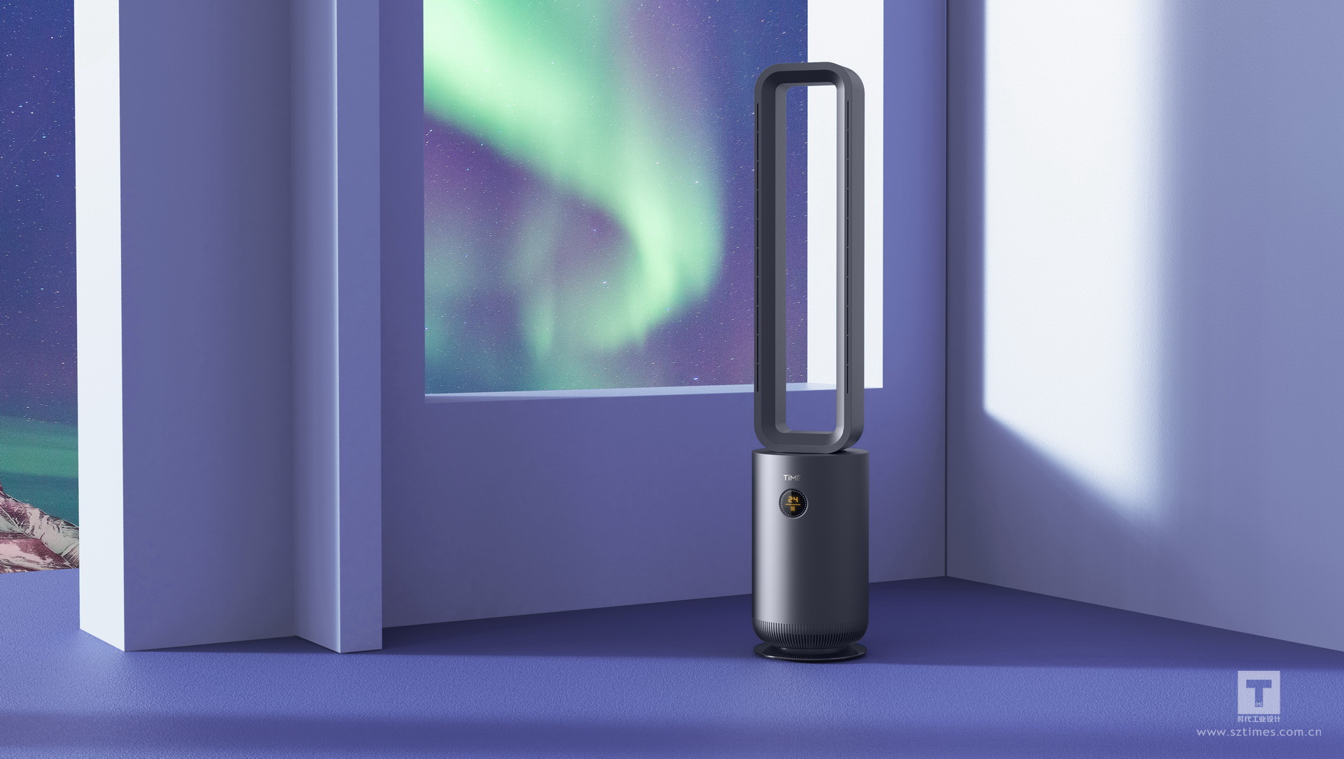 Vaneless fan design，Fan design，Home appliance design，Cooling and heating fan design，