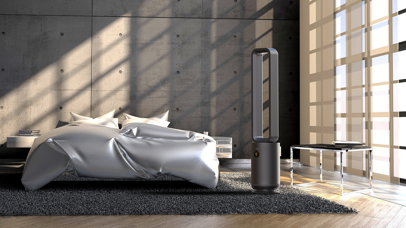 Vaneless fan design，Fan design，Home appliance design，Cooling and heating fan design，
