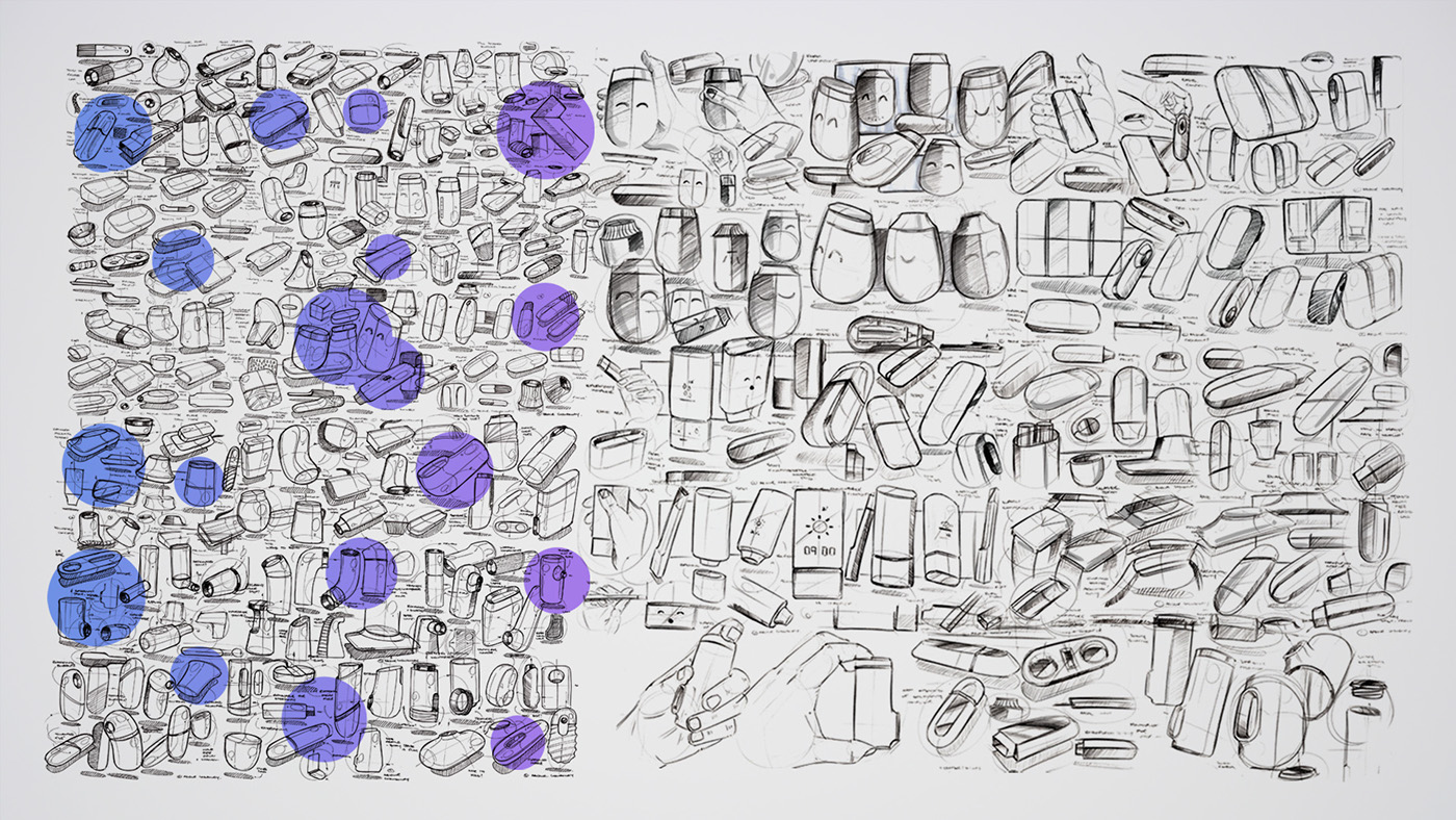 Design，Medicine box，asthma，medical，