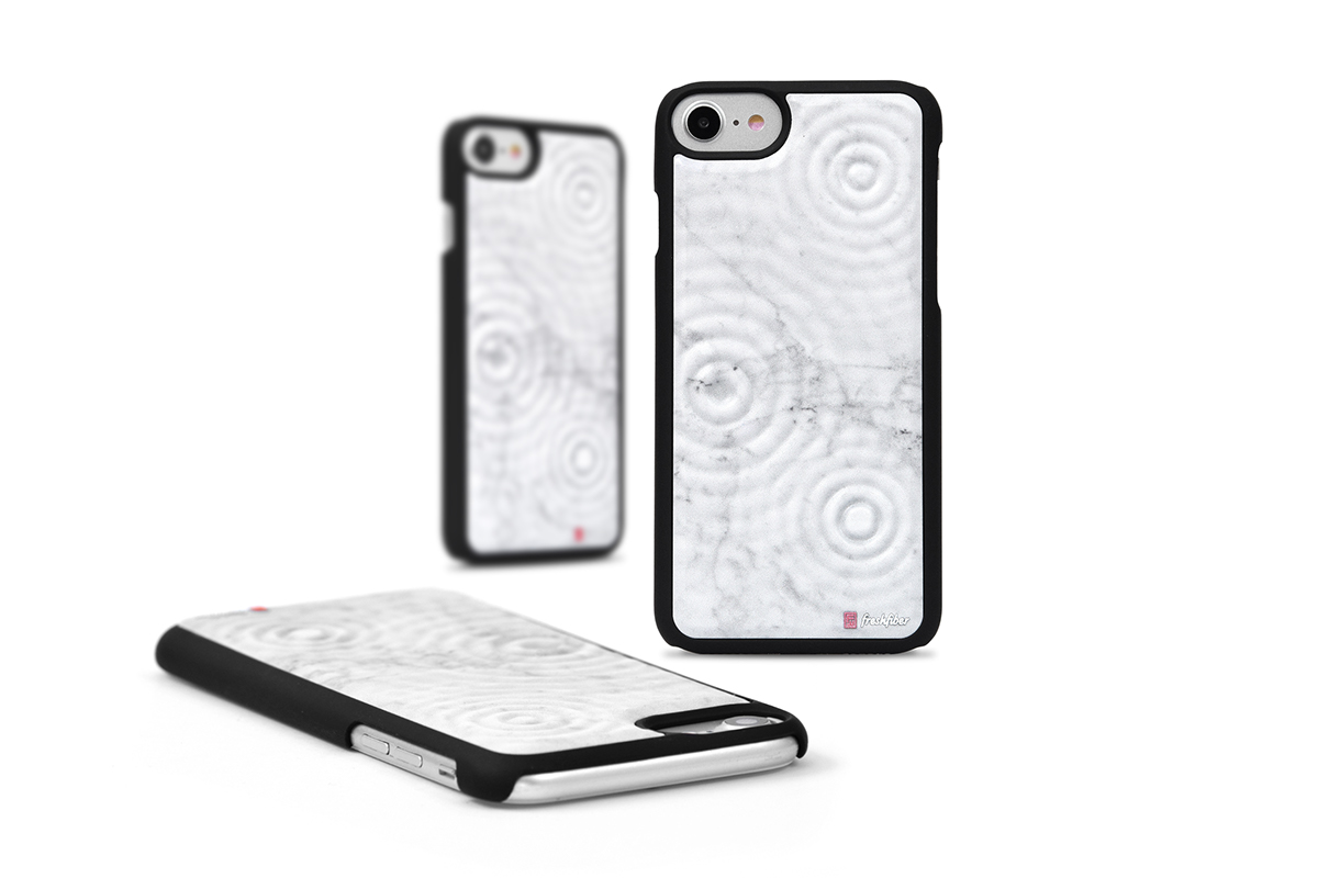 Mobile phone shell，Minimalism，Marble texture，Full color 3D printing，
