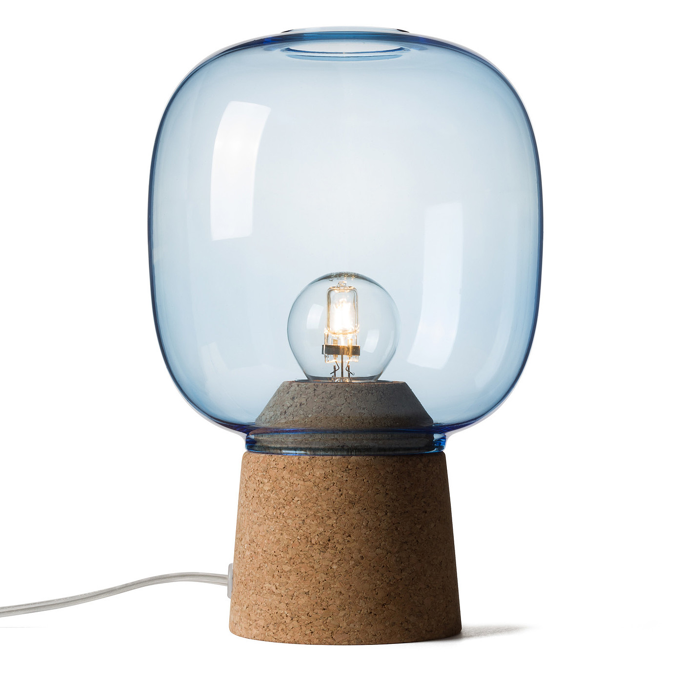 childhood，Cork material，Glass，Lamp design，desk lamp，