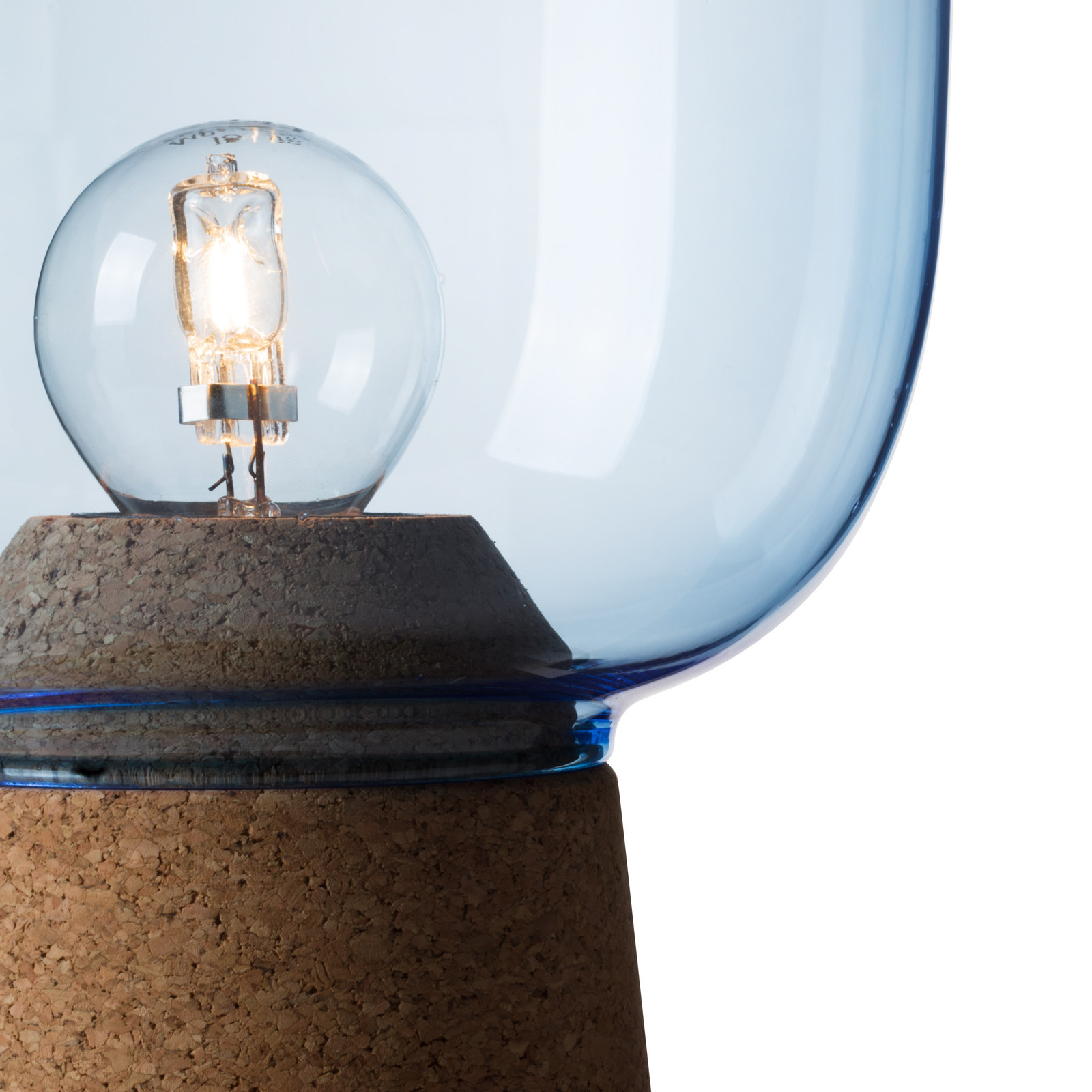 childhood，Cork material，Glass，Lamp design，desk lamp，