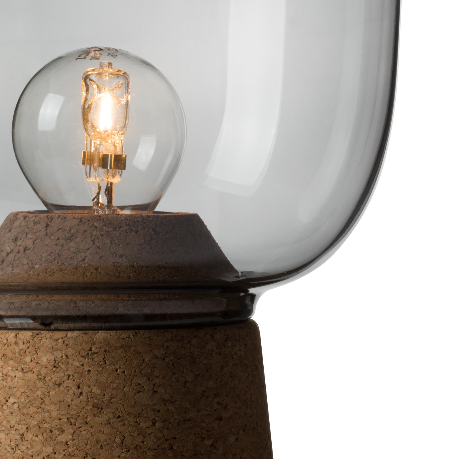 childhood，Cork material，Glass，Lamp design，desk lamp，