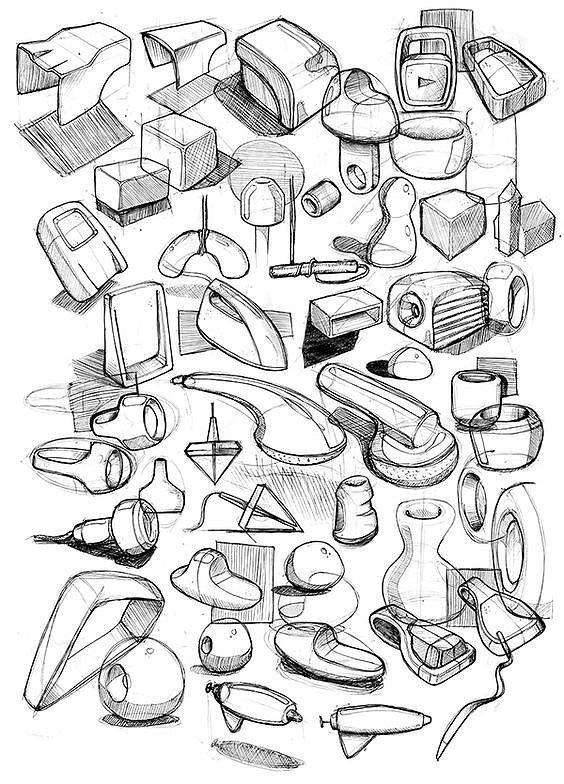 Hand drawn，line，product，Exercise draft，