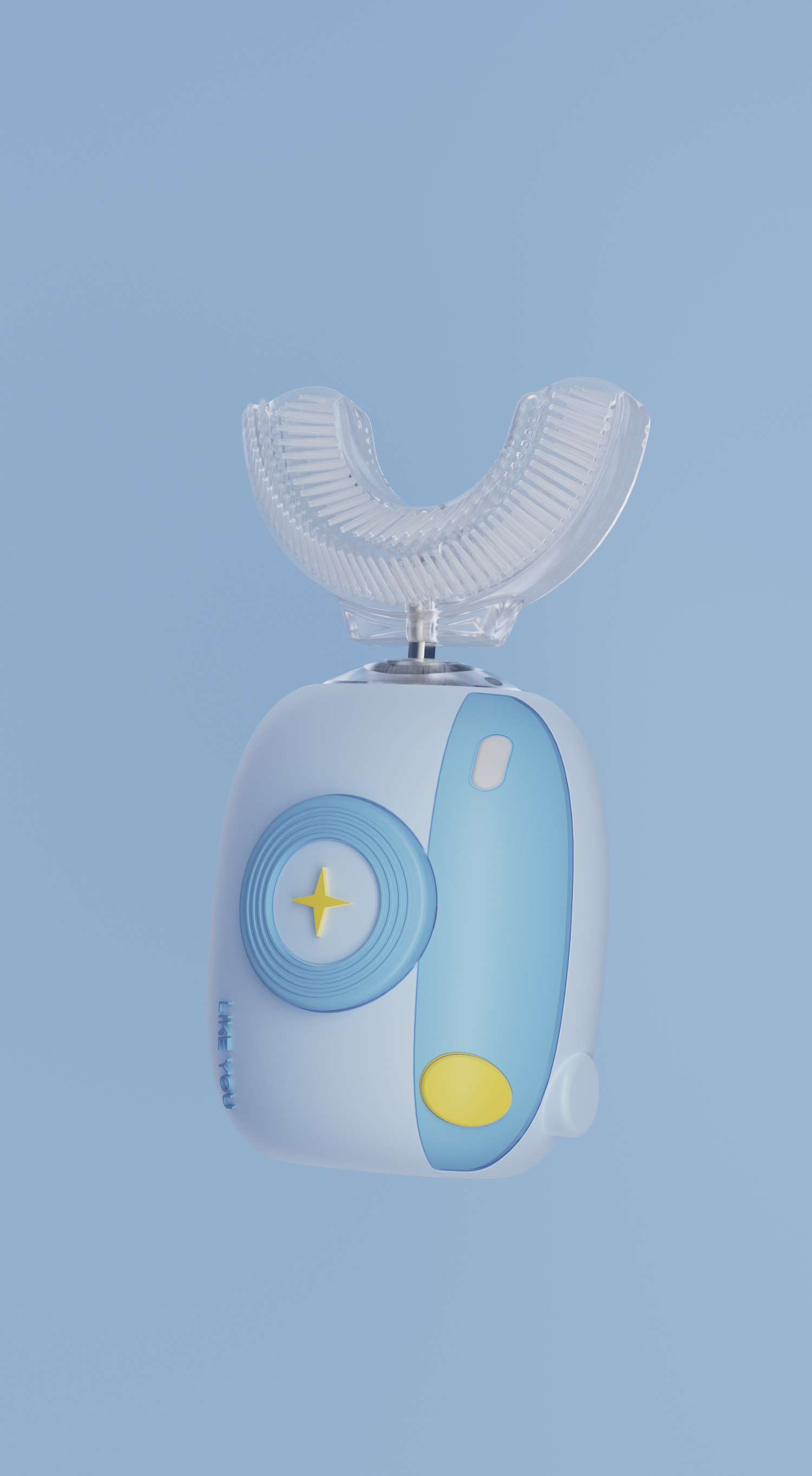 Children's U-shaped toothbrush，Electric toothbrush，