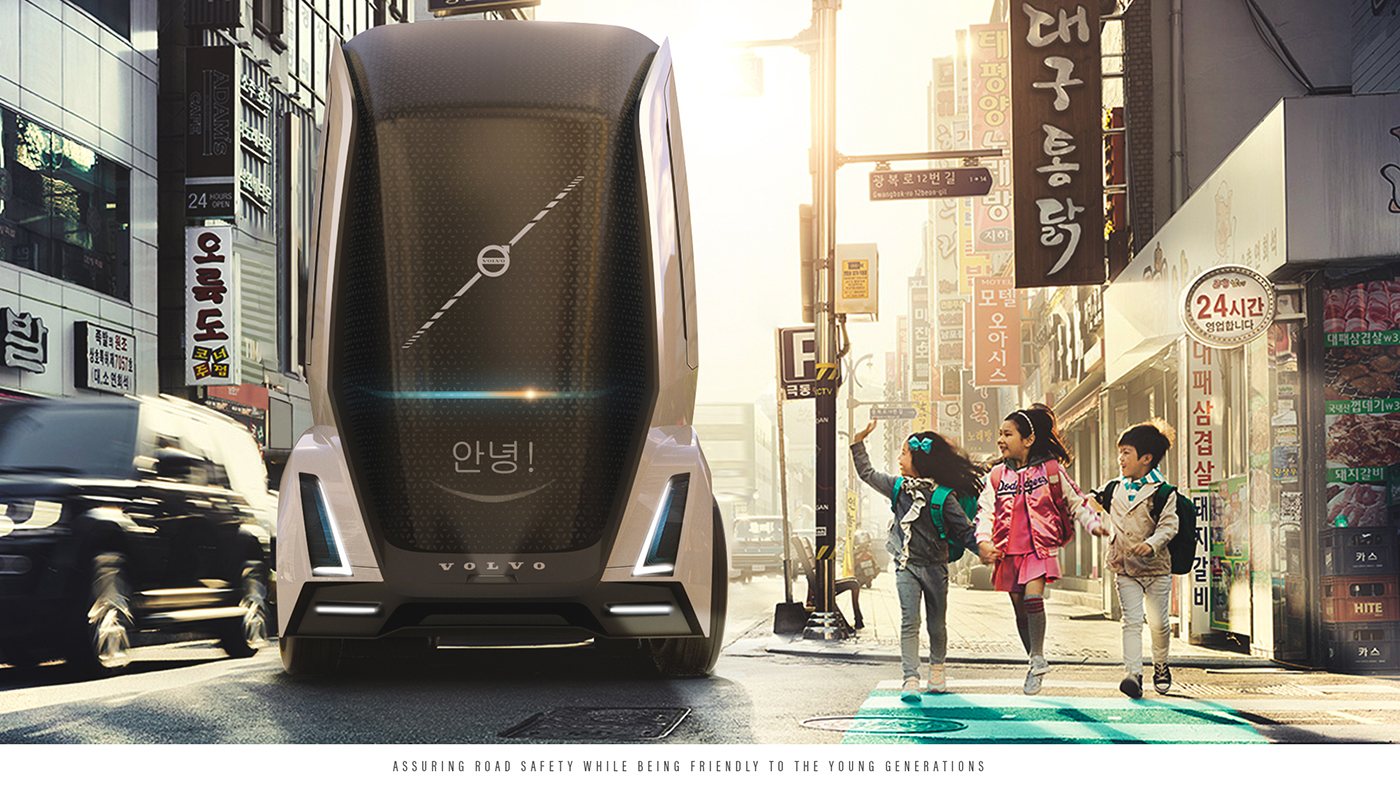 bus，concept，lighting，future，volvo，