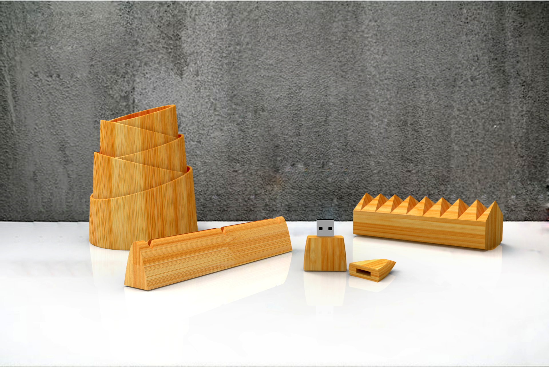 product design，Office Supplies，bamboo，Bamboo shoots，