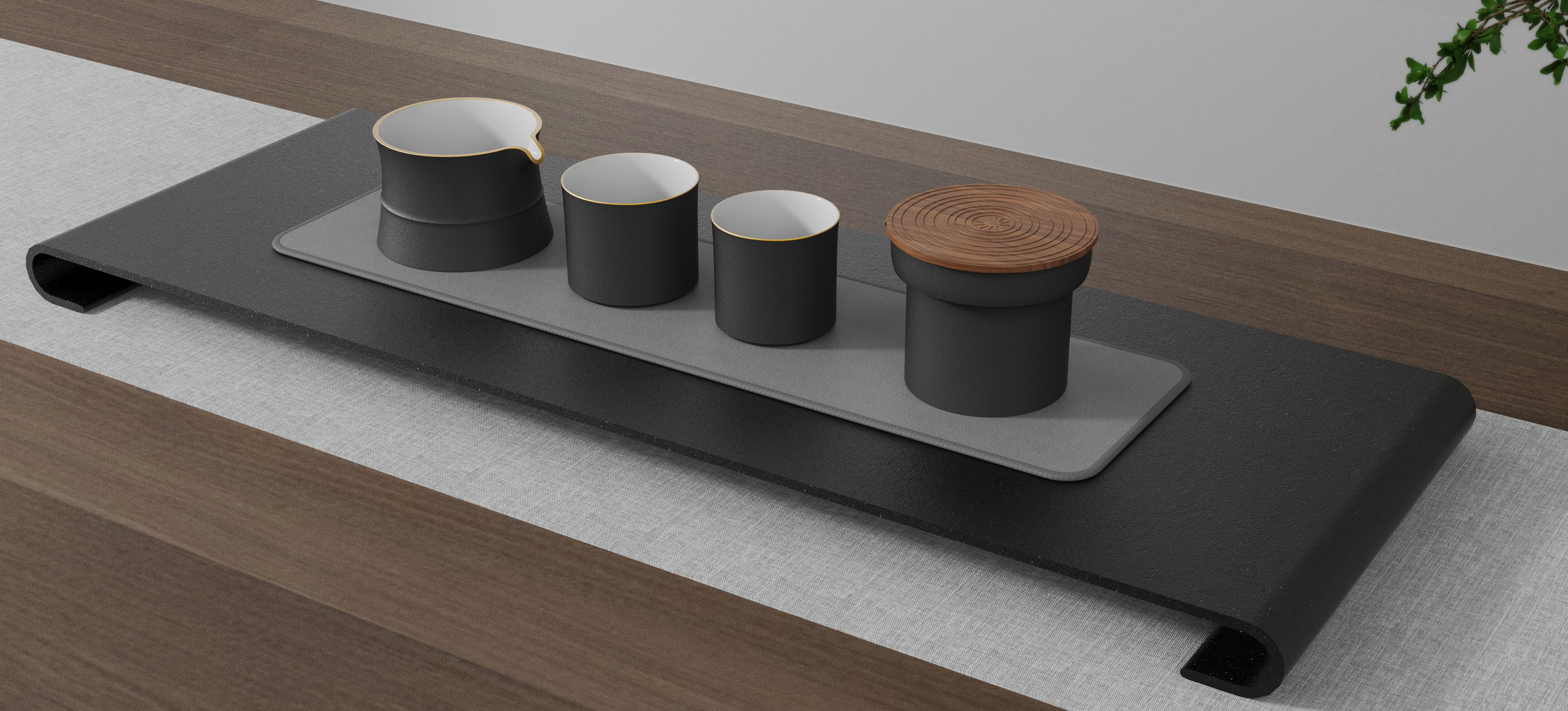 Cultural creation，tea set，Zhanjiang Museum，