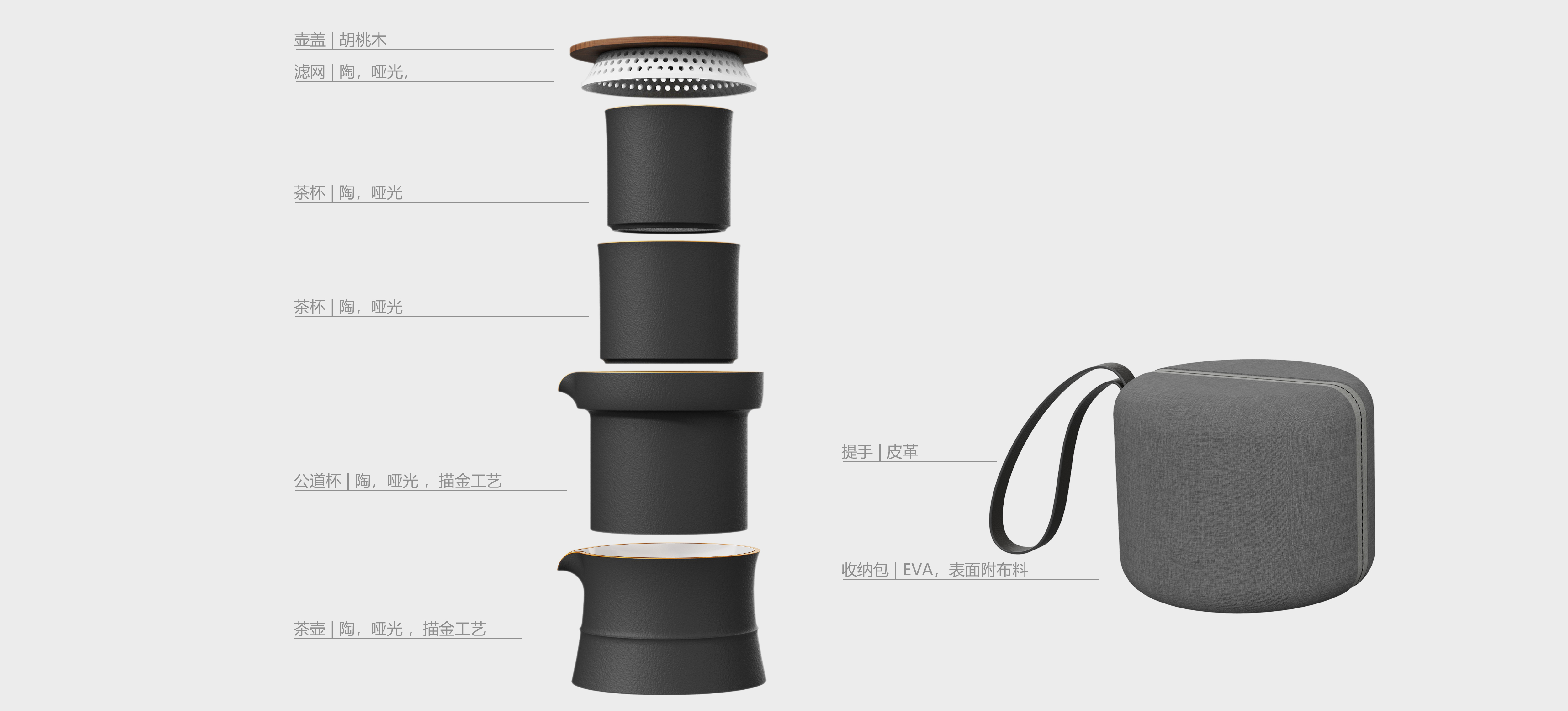 Cultural creation，tea set，Zhanjiang Museum，
