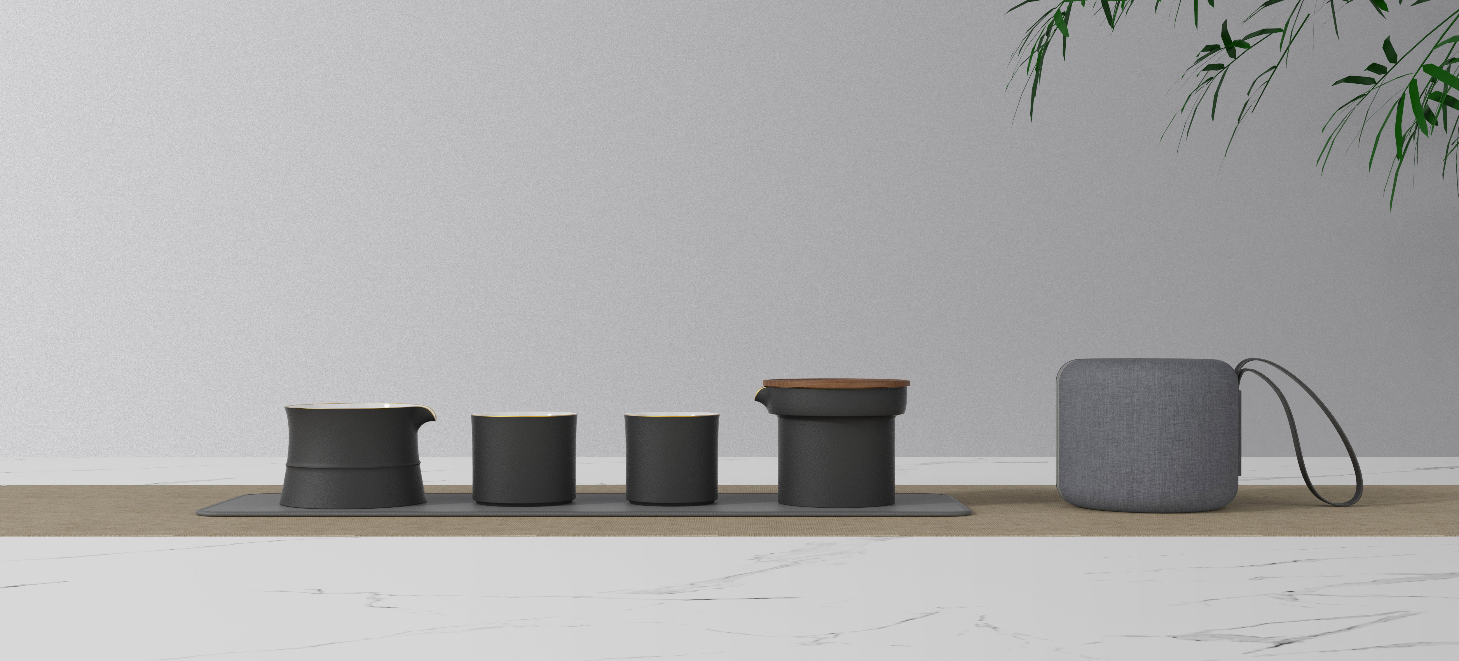 Cultural creation，tea set，Zhanjiang Museum，