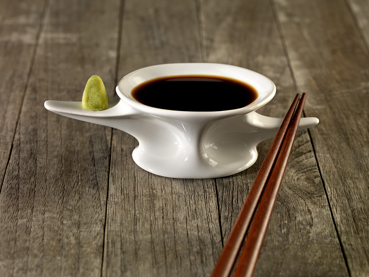 Soy sauce tray，A'Design，Fish bones，