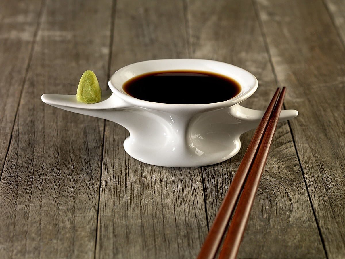 Soy sauce tray，A'Design，Fish bones，