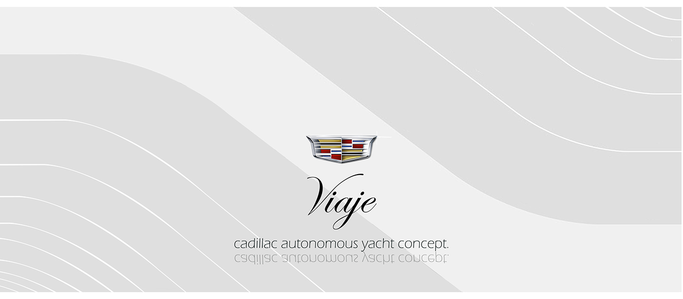 Cadillac，Dual purpose waterway，concept，sketch，