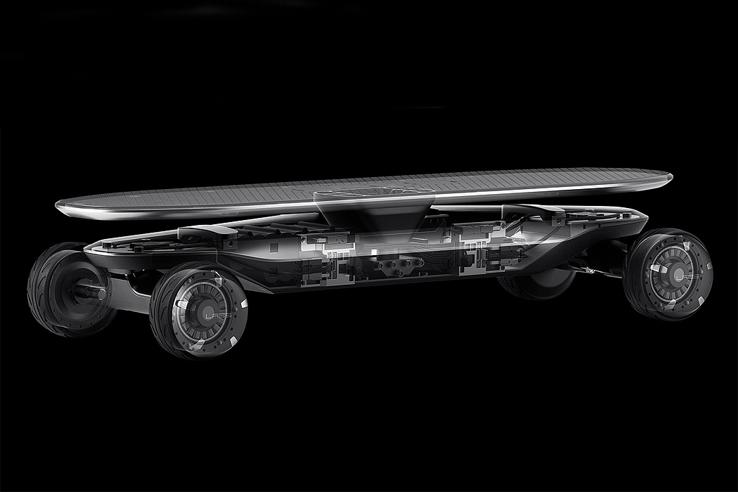 Skate，Electric，black，Red dot award，