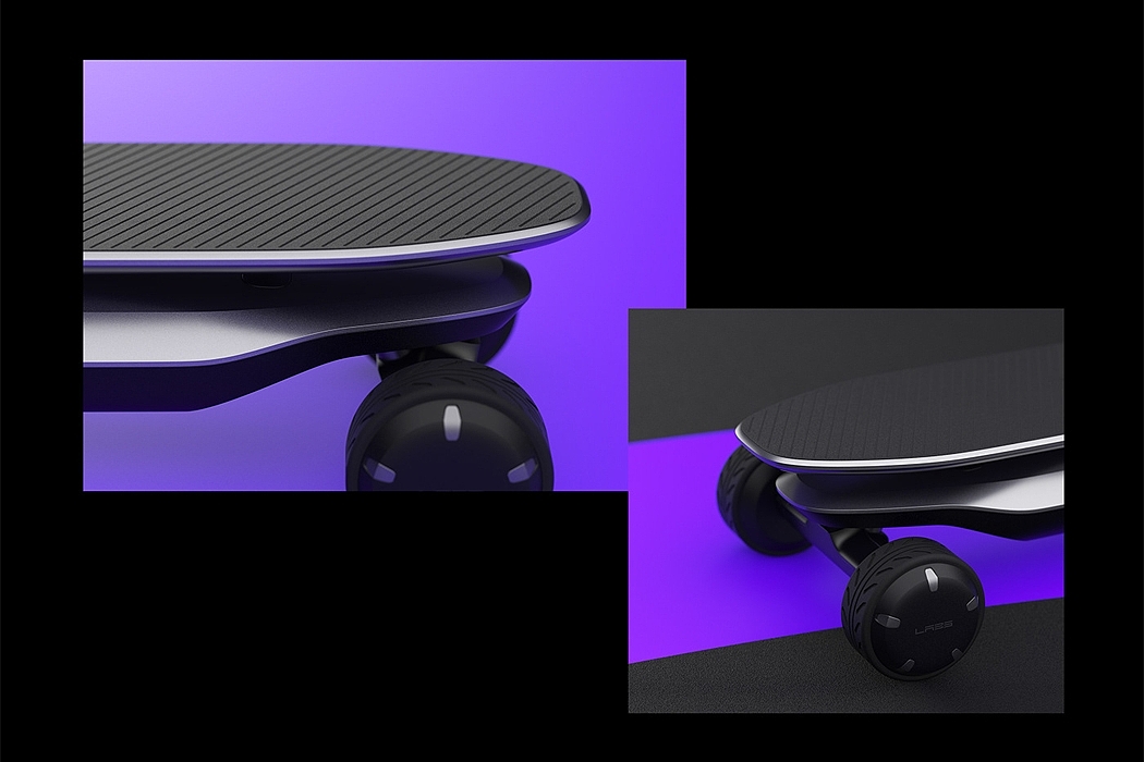 Skate，Electric，black，Red dot award，