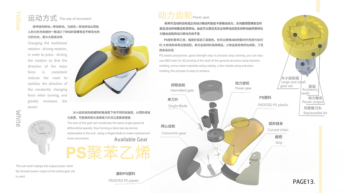 pencil sharpener，bionics，unconscious，Press type，Design Research，