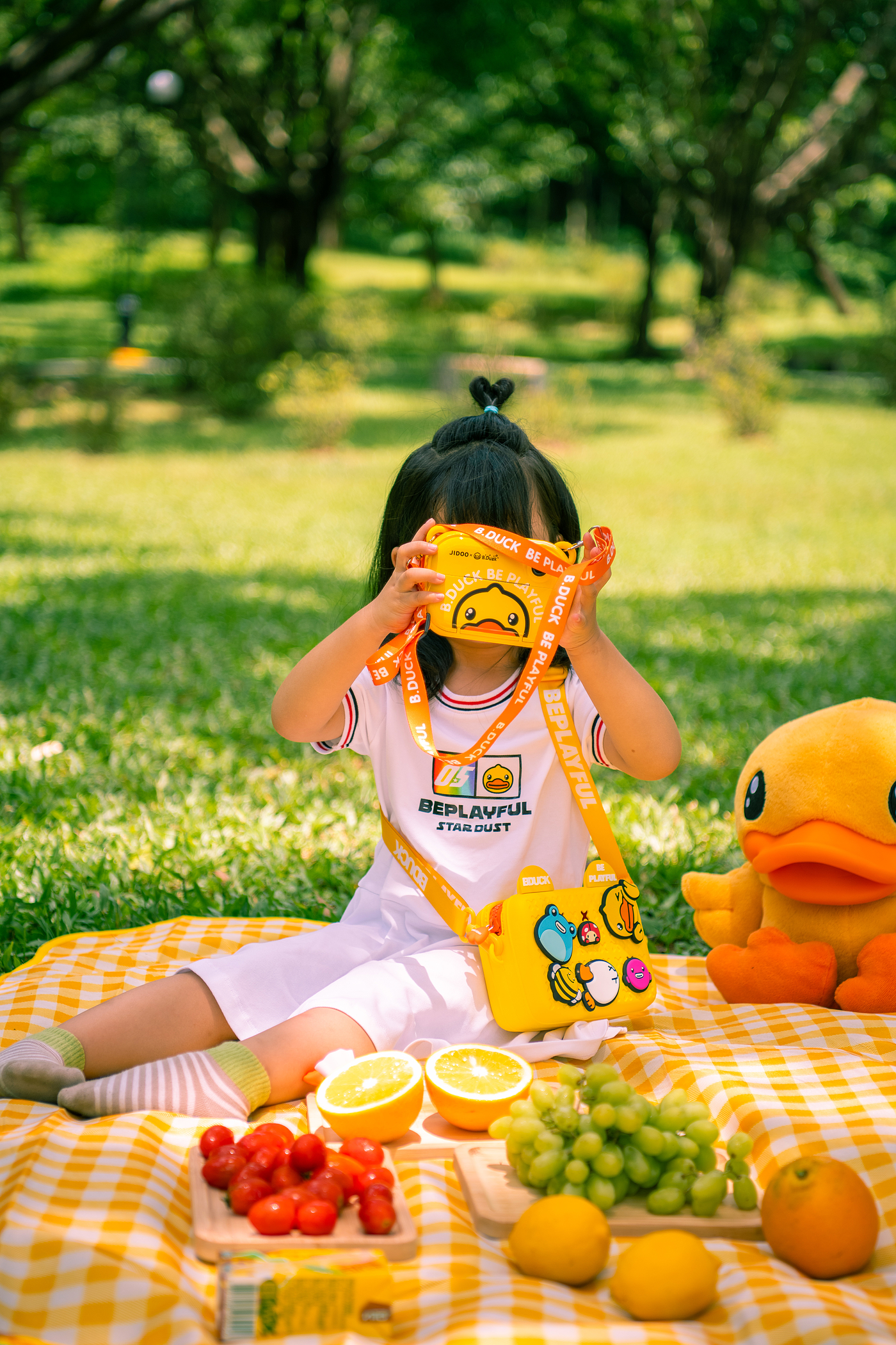 camera，Polaroid，children，Print，B.DUCK，Yellow duck，IP，