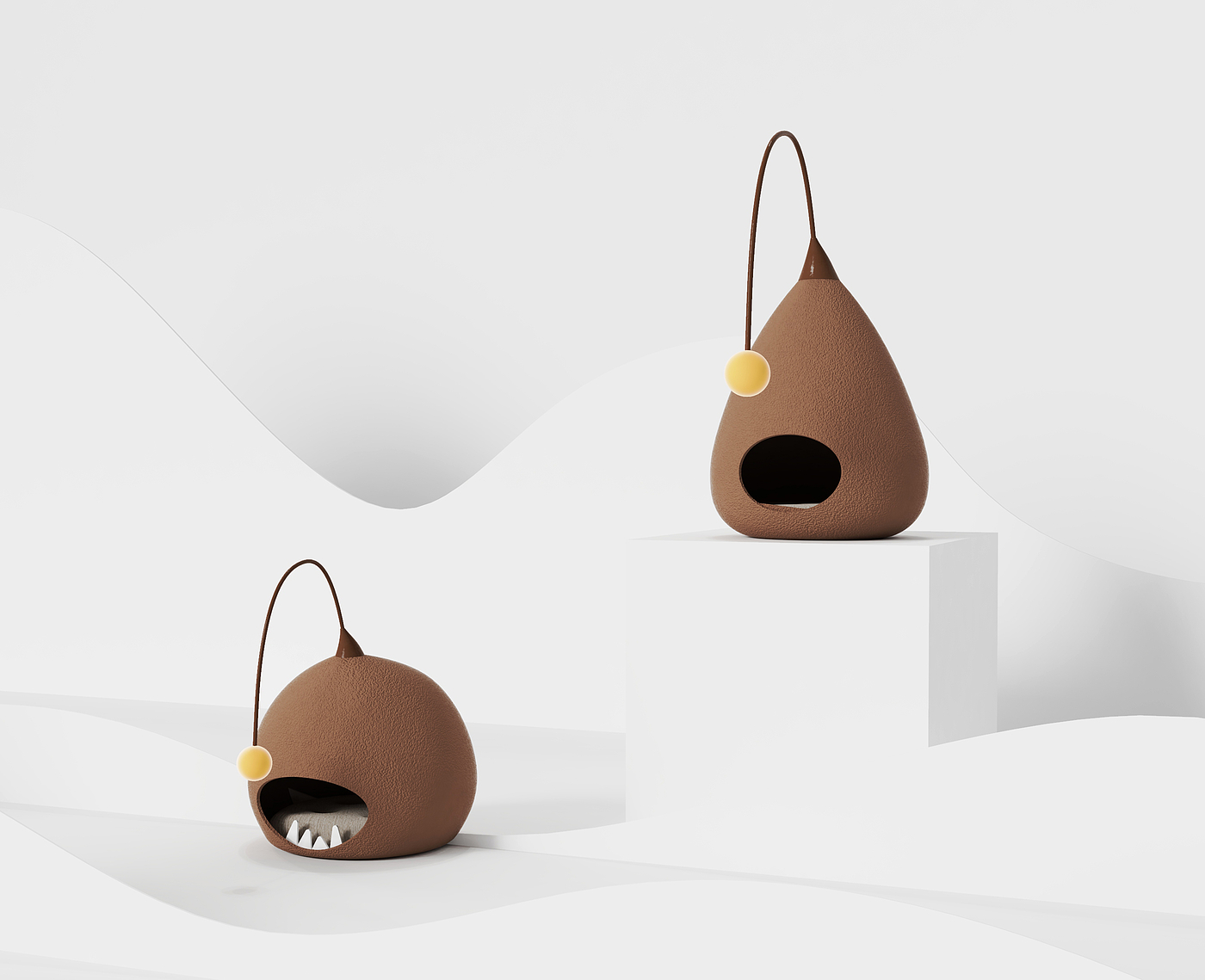 Pet products design，Cat nest design，product design，Appearance design，ID design，Home design，Design，