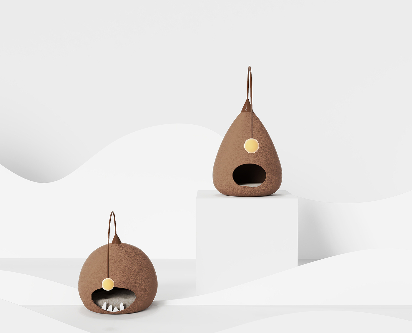 Pet products design，Cat nest design，product design，Appearance design，ID design，Home design，Design，