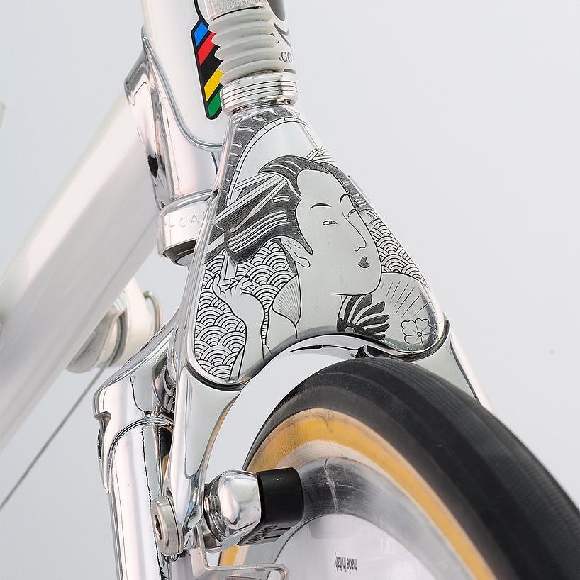 Retro，Japanese traditional art，Luxury bicycle，Javier jubet，