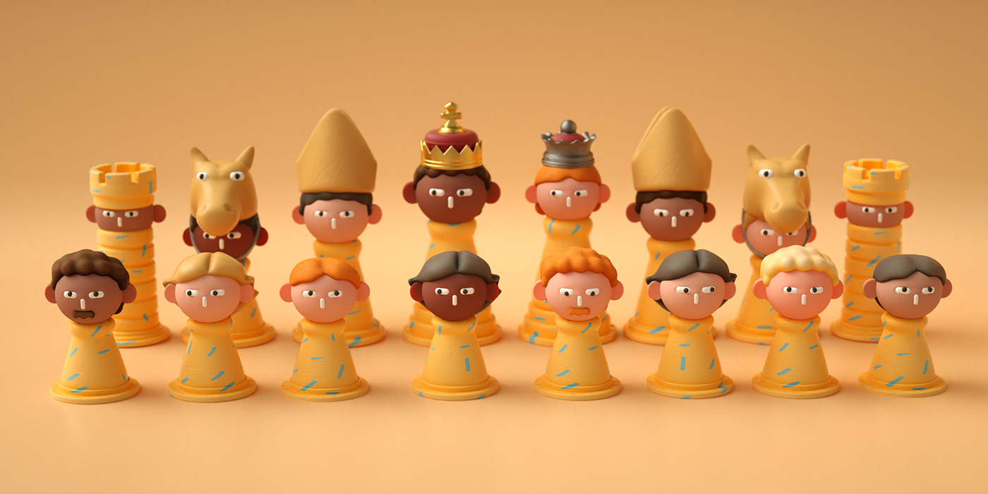 Patata，Chess，3D printing，