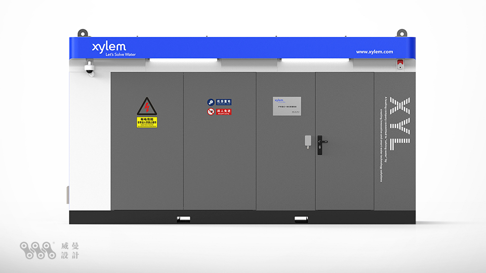 Sheet metal design，industrial equipment ，Appearance design，Outdoor pump house，